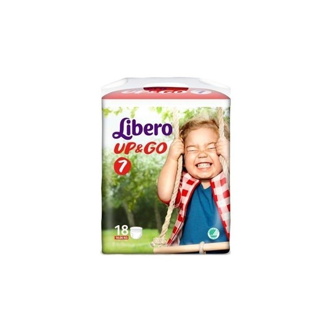 Libero Up&go Pannolino Taglia 7 4x18 Pezzi Libero Up&go Pannolino Taglia 7 4x18 Pezzi