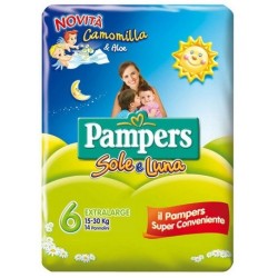 Pampers Sole & Luna Flash Xl 14 Pezzi