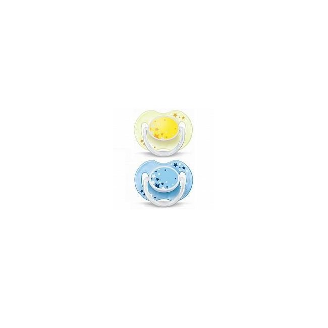Avent Succhietto Notturno Silicone 0/6 Mesi Maschio Avent Succhietto Notturno Silicone 0/6 Mesi Maschio