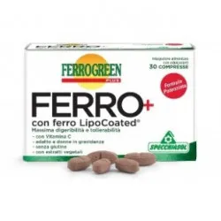 Specchiasol Ferrogreen Plus Ferro + 30 Compresse