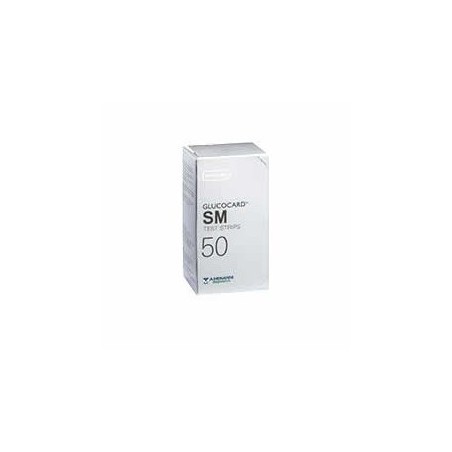 Glucocard Sm Test Strips 50 Pezzi Glucocard Sm Test Strips 50 Pezzi