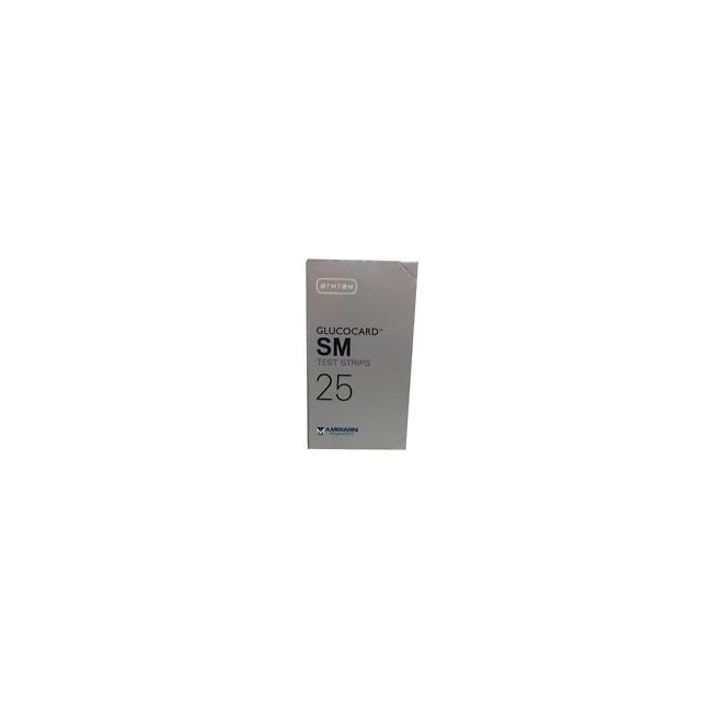 25 Confezioni Glucocard Sm Test Strips per misurare glicemia 25 Confezioni Glucocard Sm Test Strips per misurare glicemia
