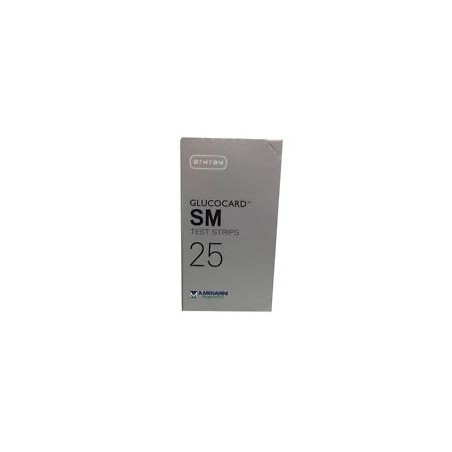 25 Confezioni Glucocard Sm Test Strips per misurare glicemia 25 Confezioni Glucocard Sm Test Strips per misurare glicemia