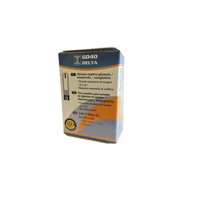 Bruno Strisce Misurazione Glicemia Gd40 Delta 25 Pezzi Bruno Strisce Misurazione Glicemia Gd40 Delta 25 Pezzi