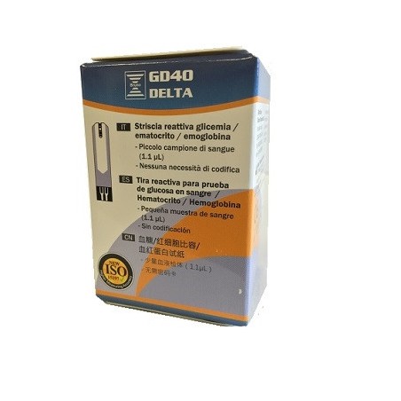 Bruno Strisce Misurazione Glicemia Gd40 Delta 25 Pezzi Bruno Strisce Misurazione Glicemia Gd40 Delta 25 Pezzi
