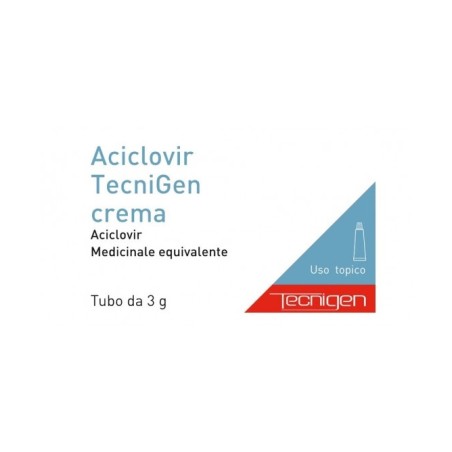 Aciclovir Tecnigen*crema 3g 5% Aciclovir Tecnigen*crema 3g 5%