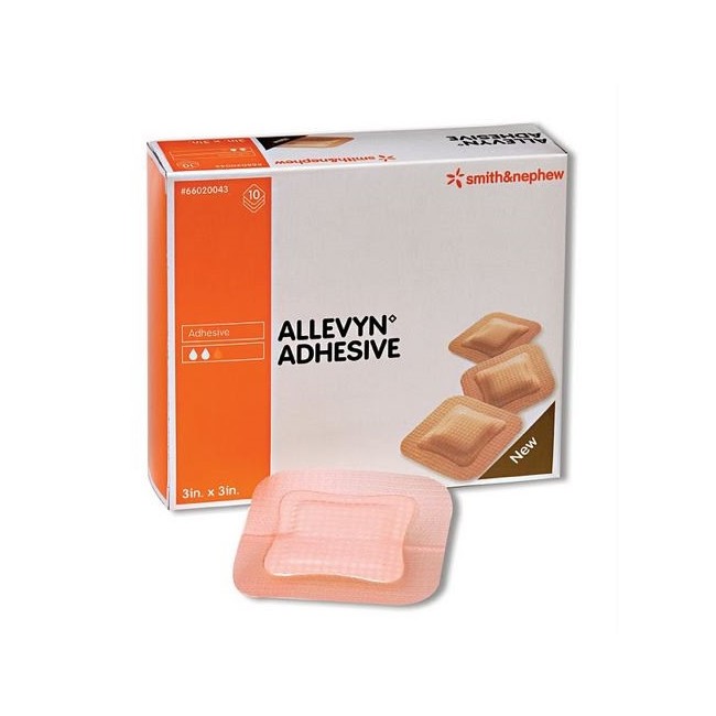 Allevyn Adhesive 10cmx10cm 10 Pezzi Allevyn Adhesive 10cmx10cm 10 Pezzi
