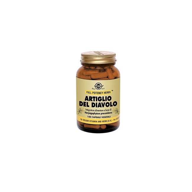 Solgar Artiglio Del Diavolo 100 Capsule Vegetali