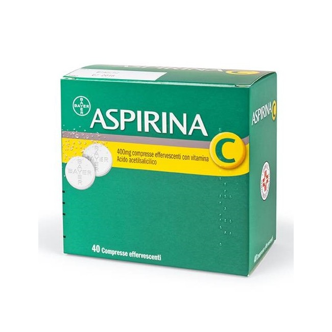 Aspirina C*40 Compresse Effervescenti 400+240mg