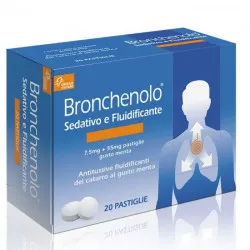 Bronchenolo Sedativo Fluidificante per la tosse grassa 20 Pastiglie