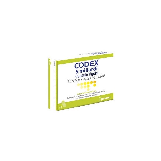 Codex*20 Capsule 5m Miliardi 250mg Blister