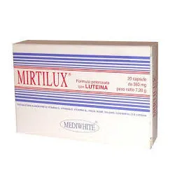 Mediwhite Mirtilux integratore alimentare per gli occhi 20 Capsule