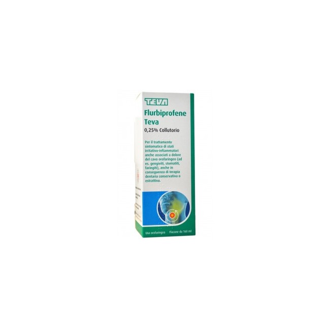 Flurbiprofene Teva Collutorio 160ml Flurbiprofene Teva Collutorio 160ml