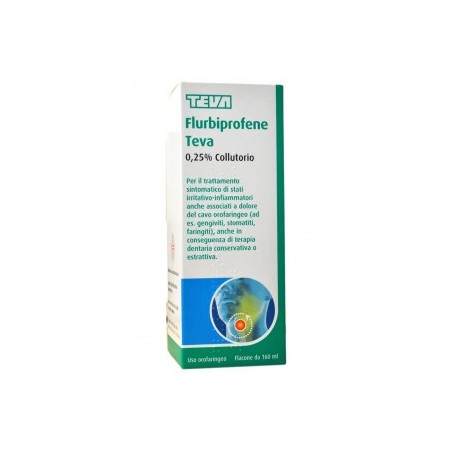 Flurbiprofene Teva Collutorio 160ml Flurbiprofene Teva Collutorio 160ml