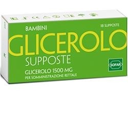 Sofar Glicerolo Supposte Bambini 1500 Mg 18 Pezzi