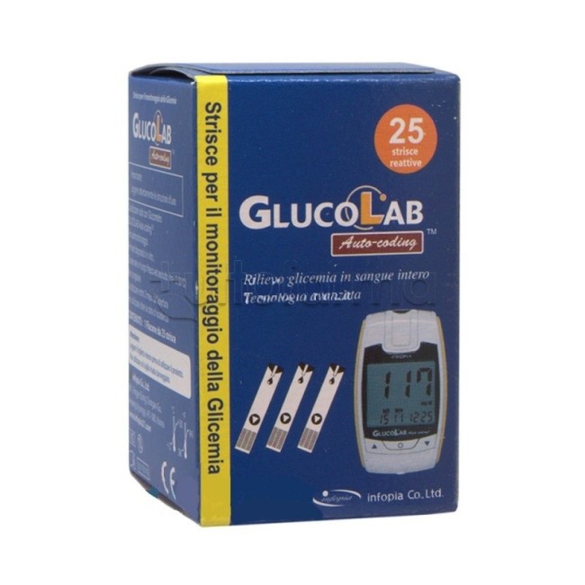 Glucolab Ac Glicemia 25 Strisce Glucolab Ac Glicemia 25 Strisce