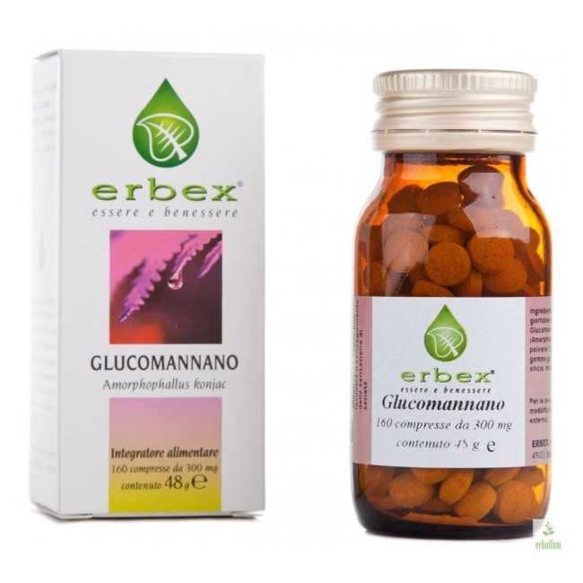 Erbex Glucomannano 100 Capsule 430mg