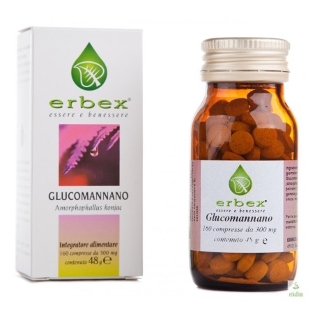 Erbex Glucomannano 100 Capsule 430mg