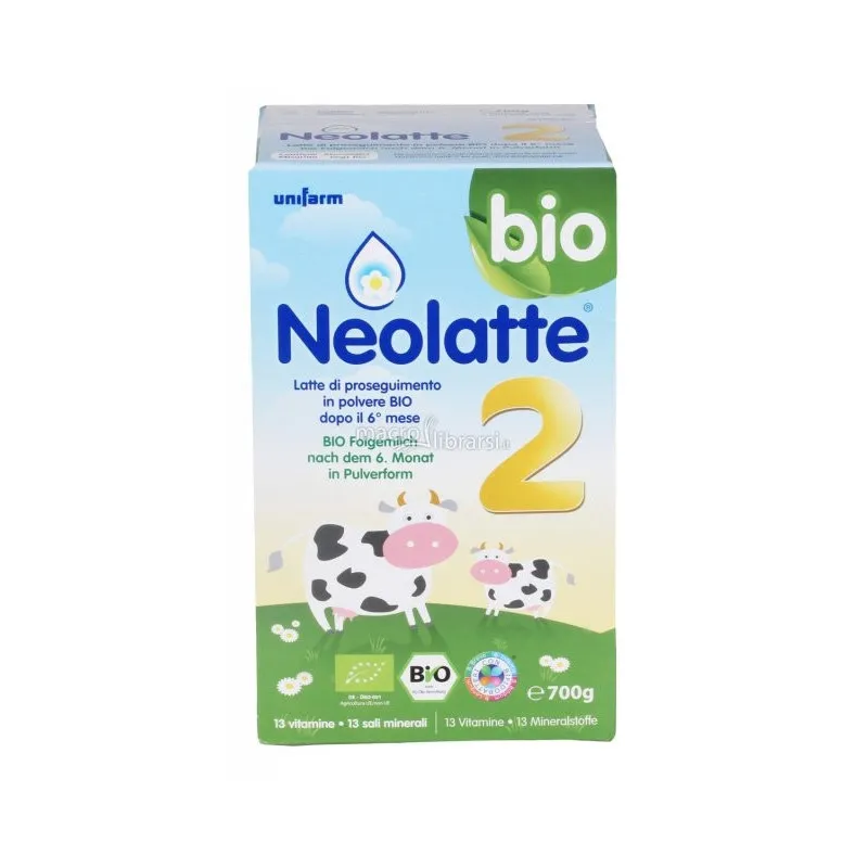 Neolatte 2 Bio Polvere latte di proseguimento per lattanti 700g -  Para-Farmacia Bosciaclub