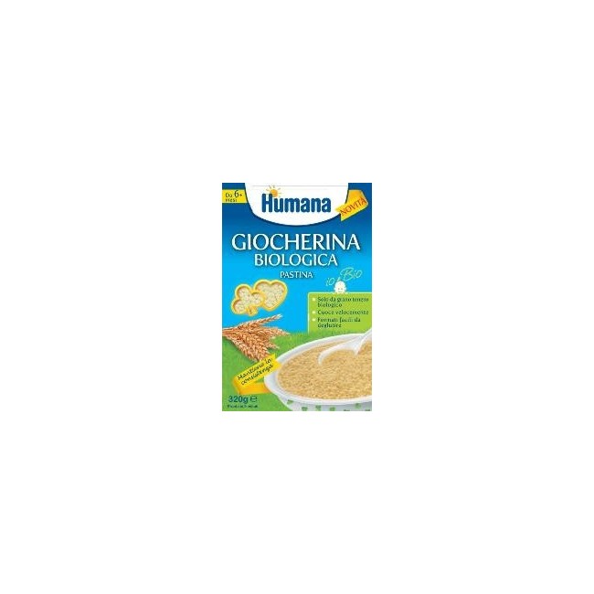 Humana Giocherina Pastina Biologica 320 G Humana Giocherina Pastina Biologica 320 G