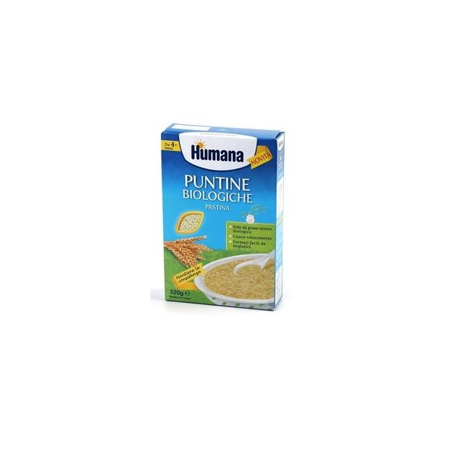 Humana Puntine Biologiche Pastina 320 G Humana Puntine Biologiche Pastina 320 G