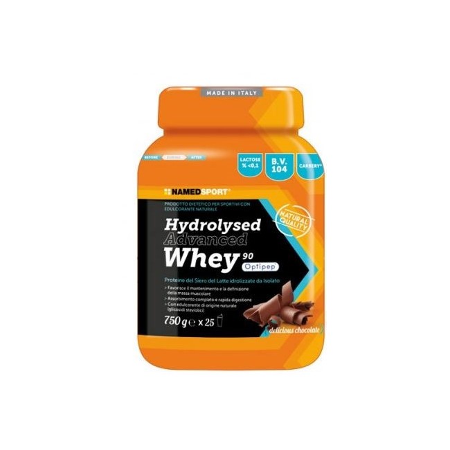 Named Hydrolysed Advanced Whey Delicious Chocolate Polvere Orale 750 G