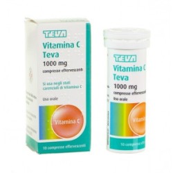 Vitamina C Teva* 10 Compresse Effervescenti 1g