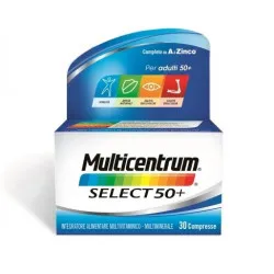 Multicentrum Select 50+ integratore 30 Compresse