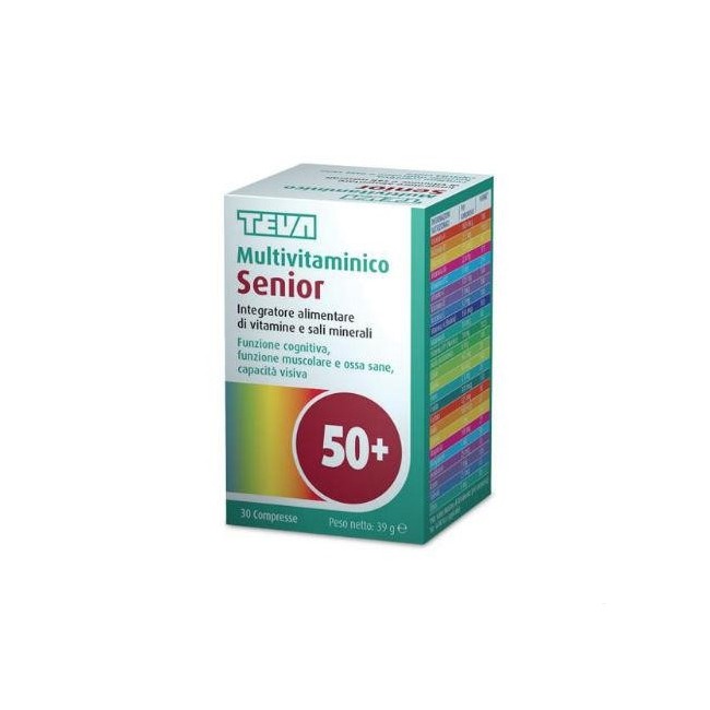 Teva Multivitaminico Senior 30 Compresse Teva Multivitaminico Senior 30 Compresse