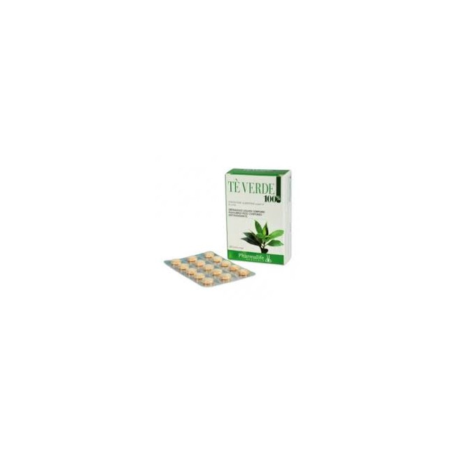 Pharmalife Te' Verde 100% 60 Compresse Pharmalife Te' Verde 100% 60 Compresse