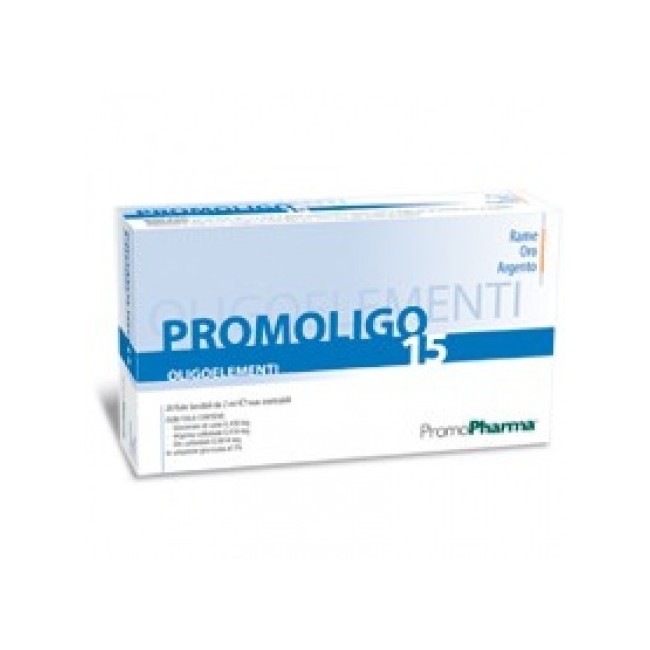 Promoligo 15 Rame-oro-argento 20 Fiale 2ml