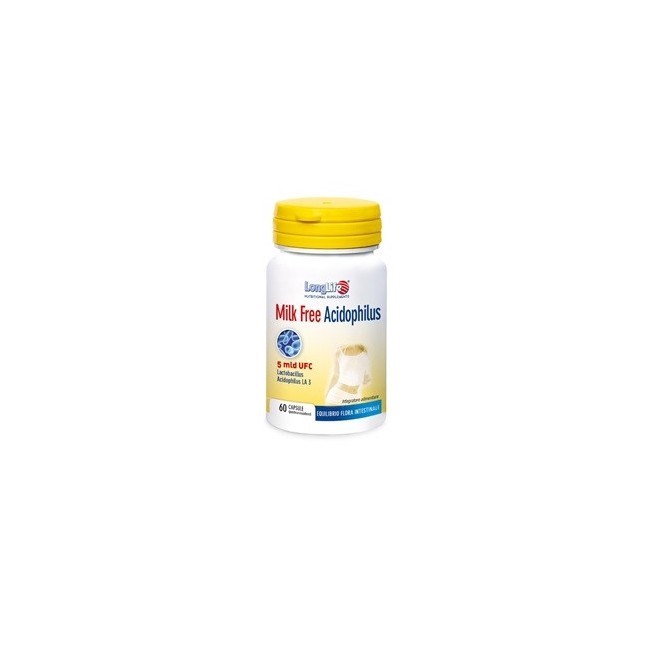 Longlife Milk Free Acidophilus 60 Capsule Longlife Milk Free Acidophilus 60 Capsule