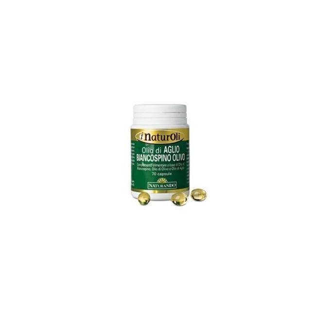 I Naturoli Olio Aglio Biancospino Olivo 70 Capsule I Naturoli Olio Aglio Biancospino Olivo 70 Capsule