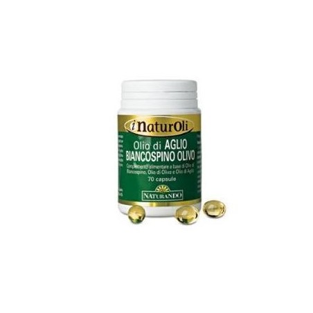 I Naturoli Olio Aglio Biancospino Olivo 70 Capsule