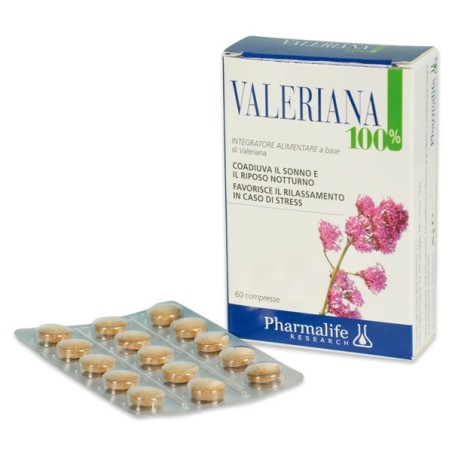 Pharmalife Valeriana 100% 60 Compresse Pharmalife Valeriana 100% 60 Compresse