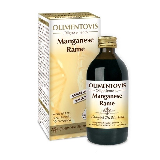 Dr Giorgini Manganese Rame Olimentovis 200 Ml Dr Giorgini Manganese Rame Olimentovis 200 Ml