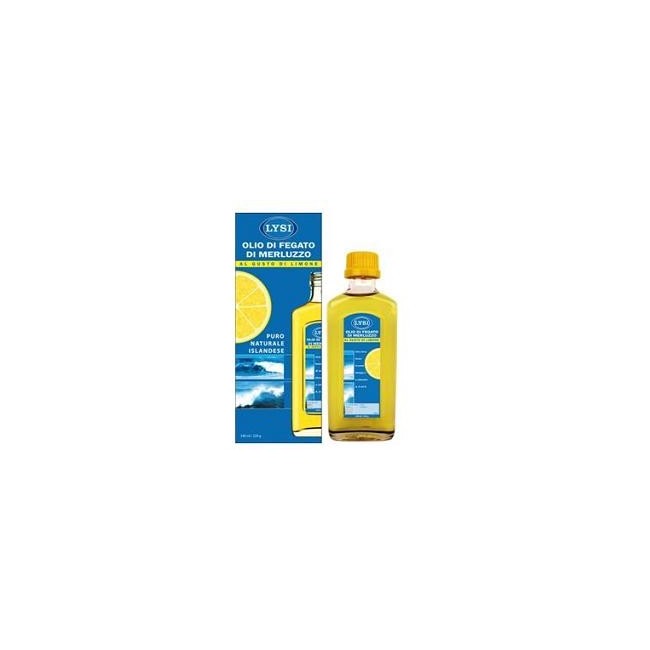 Olio Fegato Merluzzo Limone Lysi 240ml