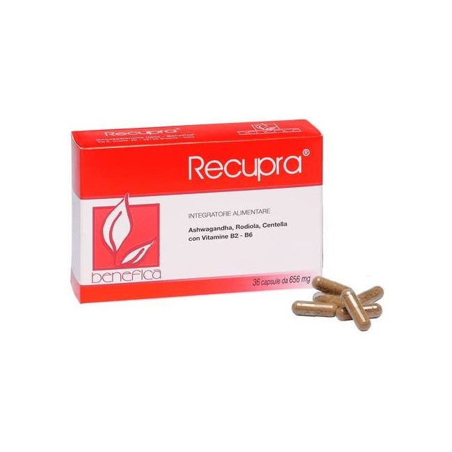 Recupra integratore vitaminico 36 capsule vegetali Recupra integratore vitaminico 36 capsule vegetali