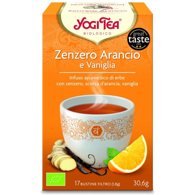 Yogi Tea Zenzer Arancia Vaniglia Bio 17 Filtri Yogi Tea Zenzer Arancia Vaniglia Bio 17 Filtri