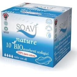 Soavi Nature Bioassorbenti Ali Notte 10 Pezzi