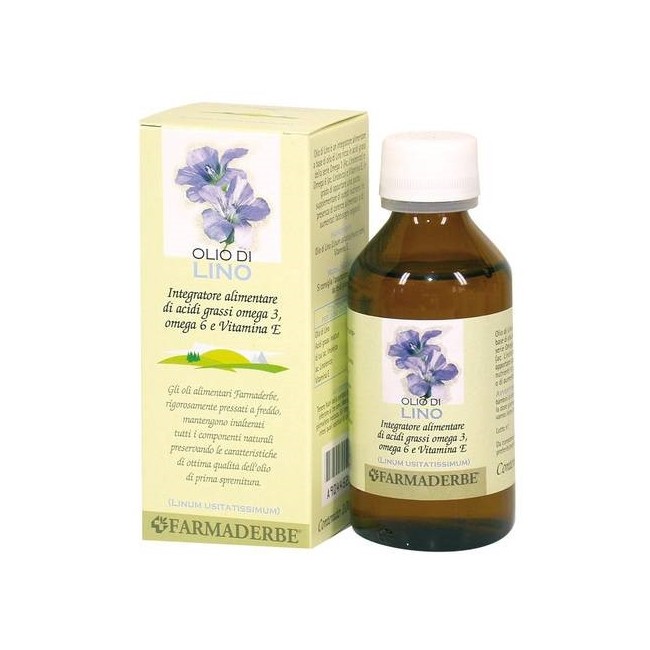 Olio Alimentare Semi Lino 100 Ml