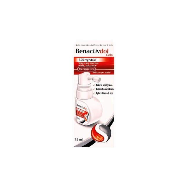 Benactivdol Gola Spray Mucosa Orale 15ml