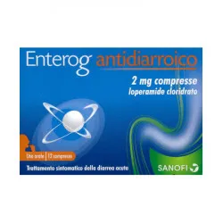 Enterog Antidiarroico 12 Compresse 2 Mg