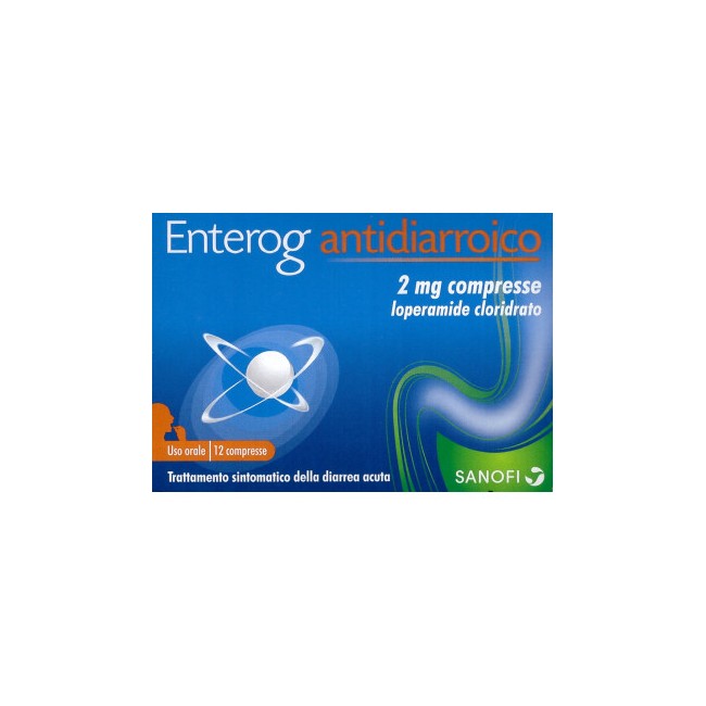 Enterog Antidiarroico 12 Compresse 2 Mg Enterog Antidiarroico 12 Compresse 2 Mg
