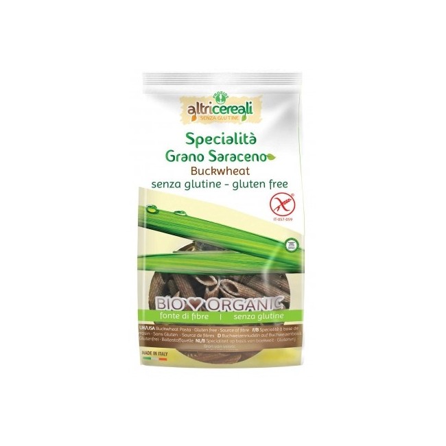 Altri Cereali Penne Rigate Senza Grano Saraceno Glutine 250g Altri Cereali Penne Rigate Senza Grano Saraceno Glutine 250g