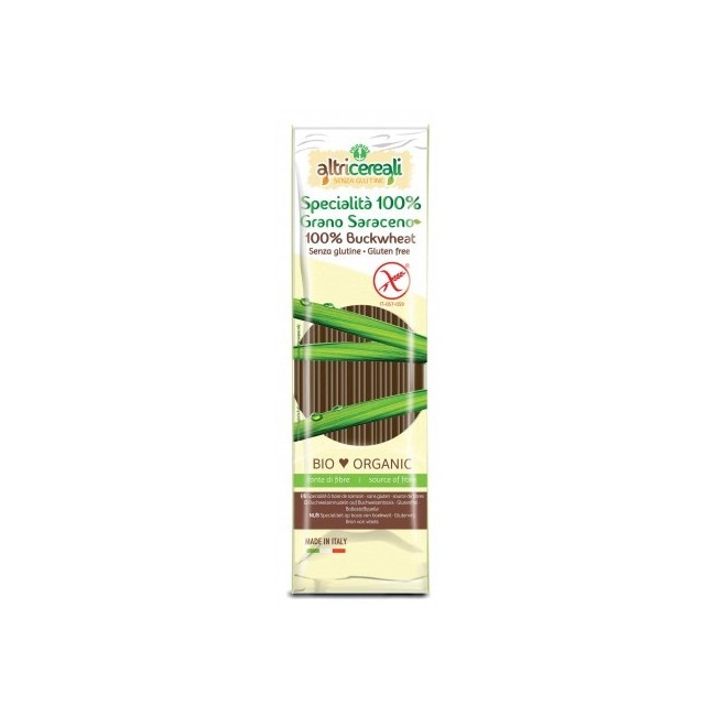 Altri Cereali Spaghetti Grano Saraceno Senza Glutine 250g Altri Cereali Spaghetti Grano Saraceno Senza Glutine 250g