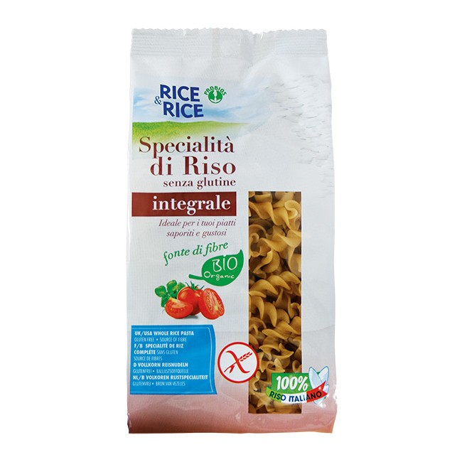 Rice&rice Fusilli Pasta Di Riso Integrale Senza Glutine 250g Rice&rice Fusilli Pasta Di Riso Integrale Senza Glutine 250g