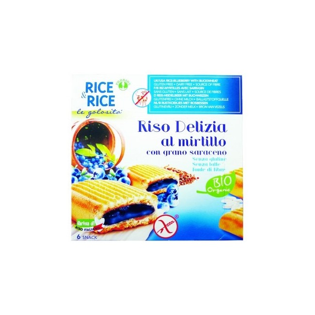 Rice&rice Riso Delizia Al Mirtillo 6x33g Rice&rice Riso Delizia Al Mirtillo 6x33g