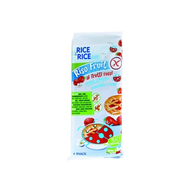 Rice&rice Riso Fruit Ai Frutti Rossi 6x33g Rice&rice Riso Fruit Ai Frutti Rossi 6x33g