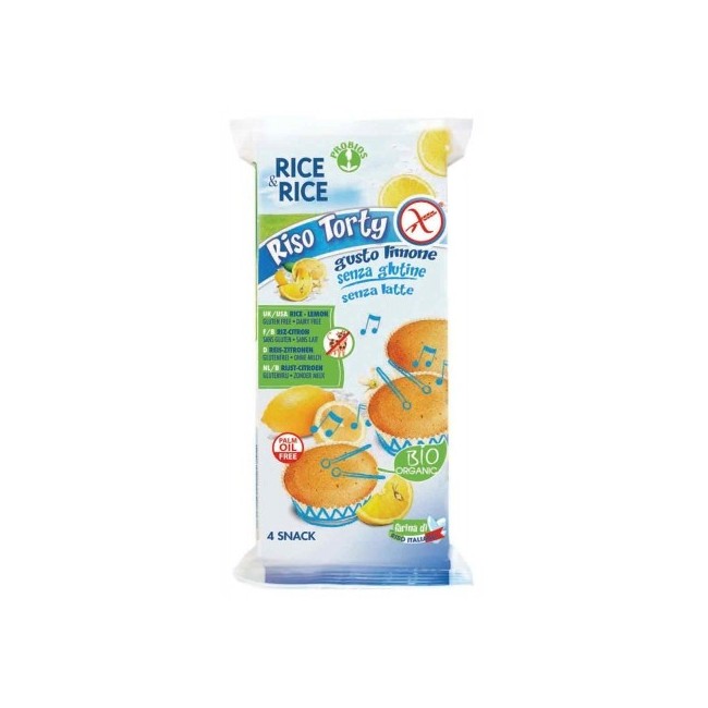 Rice&rice Riso Torty Al Limone 4x45g Rice&rice Riso Torty Al Limone 4x45g